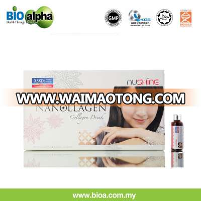 Hydrolized Marine Collagen supplement oral liquid